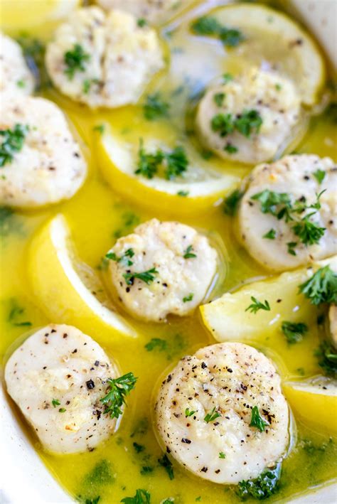 lemon-garlic-baked-scallops-keto image