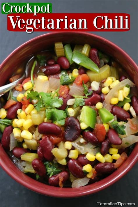 crock-pot-vegetarian-chili-recipe-travelfoodlife image