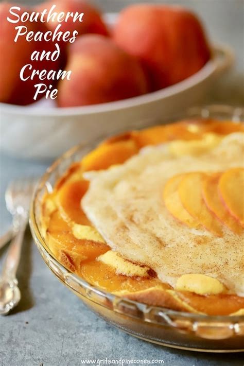 the-best-peaches-and-cream-pie-gritsandpineconescom image