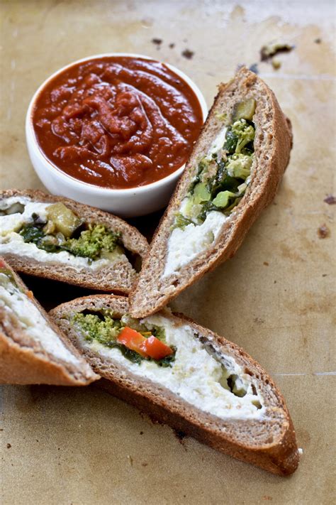 whole-wheat-vegetable-calzones-caits-plate image