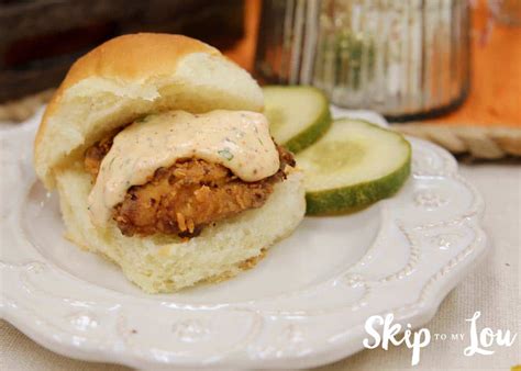 fried-chicken-sliders-with-spicy-mayo-skip-to-my-lou image
