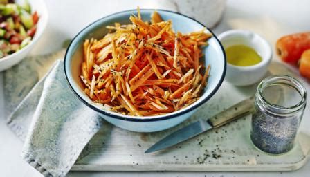 carrot-and-poppyseed-salad-recipe-bbc-food image