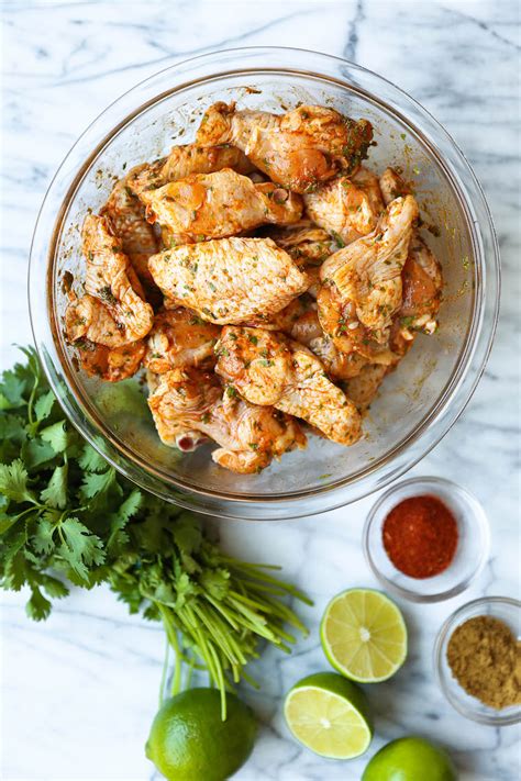 cilantro-lime-chicken-wings-recipe-damn-delicious image