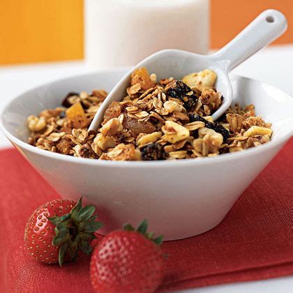 three-grain-breakfast-cereal-walnuts-dried-fruit image
