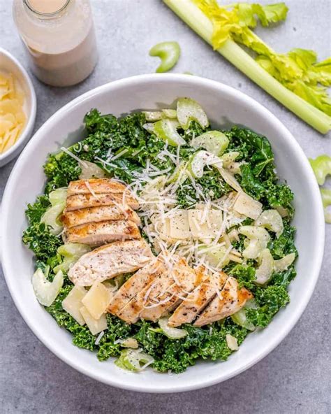 grilled-chicken-kale-caesar-salad-healthy-fitness-meals image