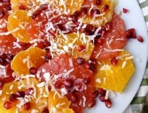 winter-citrus-and-pomegranate-fruit-salad-simple image