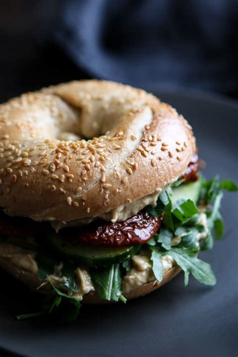 the-ultimate-vegan-bagel-sandwich-happy-kitchen image