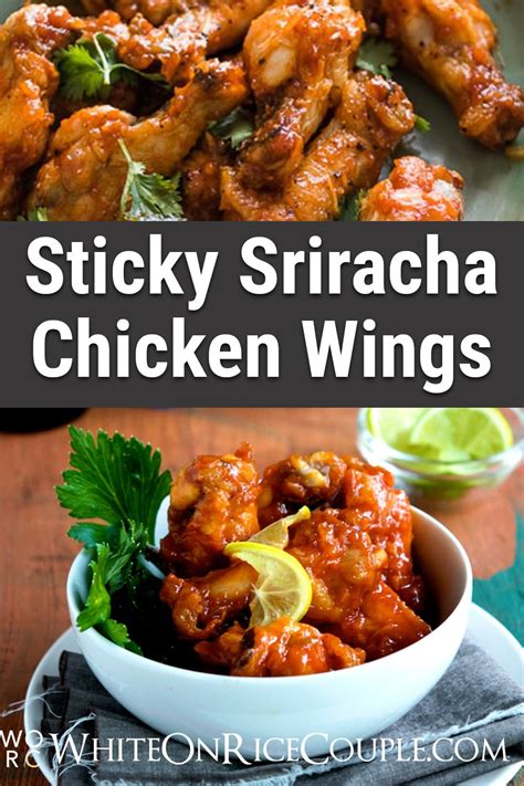 sriracha-chicken-wings-recipe-spicy-wings-white-on-rice image