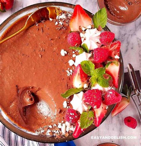 easy-chocolate-mousse-recipe-3-ingredientseggless image