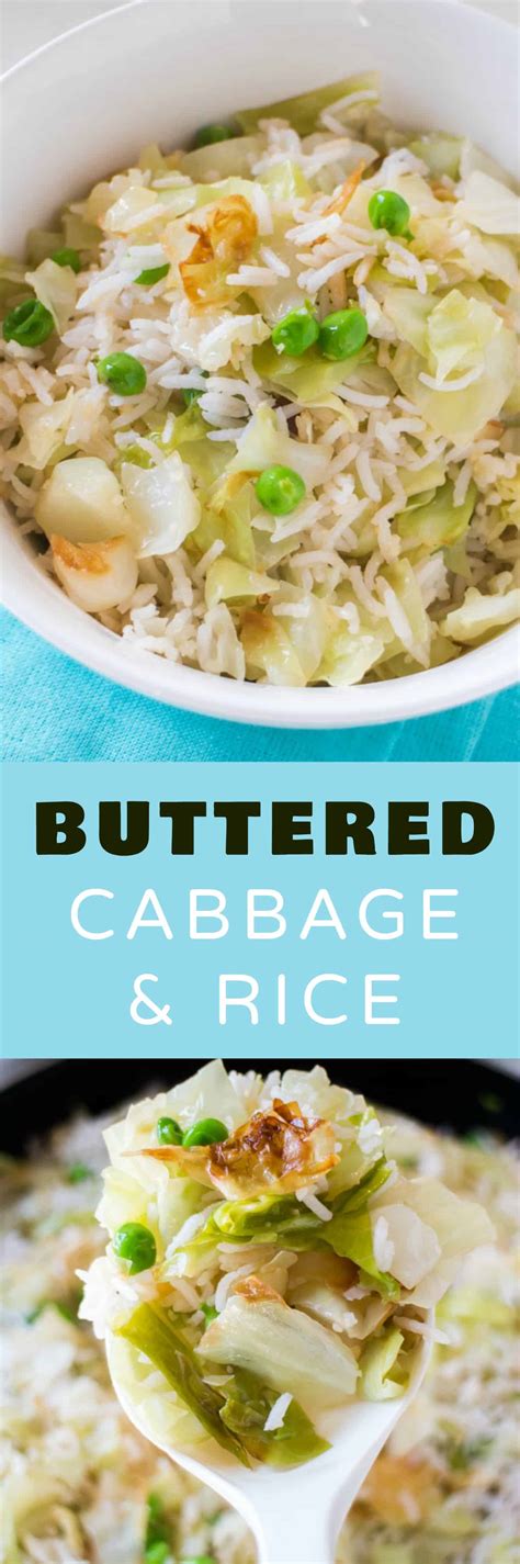 buttered-rice-and-cabbage-easy-cooked-cabbage image