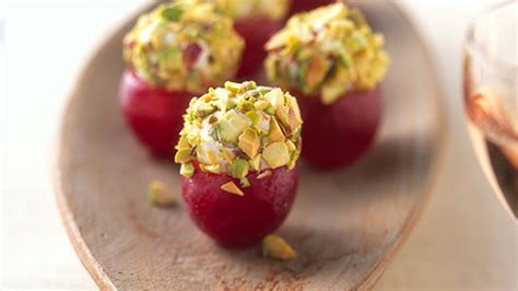 goat-cheese-stuffed-grapes-with-pistachios-grapes image