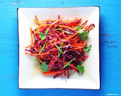 carrot-and-beet-salad-with-ginger-vinaigrette image