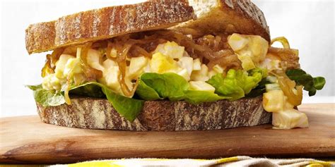 egg-salad-and-caramelized-onion-sandwiches image