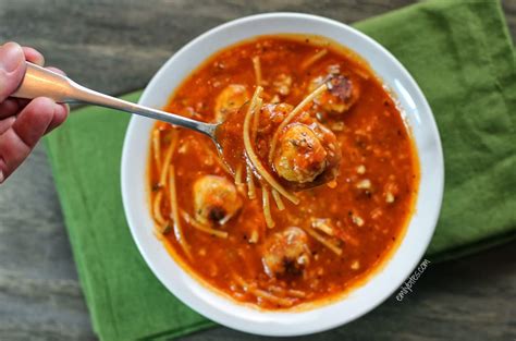 spaghetti-meatball-soup-emily-bites image