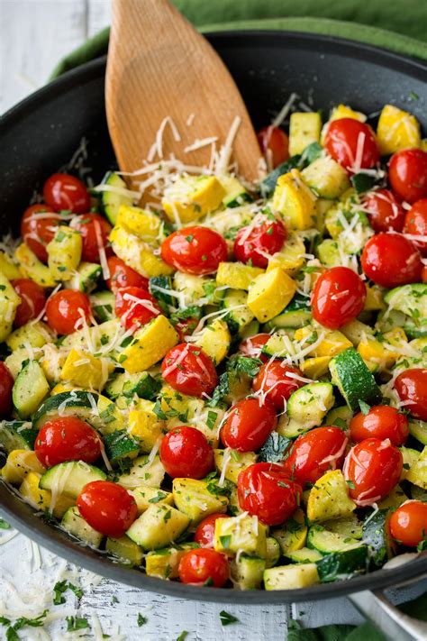 sauteed-garlic-parmesan-zucchini-squash-and-tomatoes image