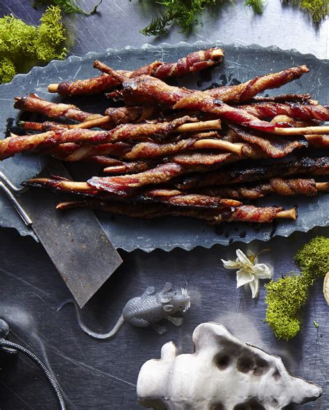 candied-bacon-sticks-with-garlic-butter-drizzle image
