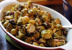 roasted-brussels-sprouts-with-bacon-and-almonds image