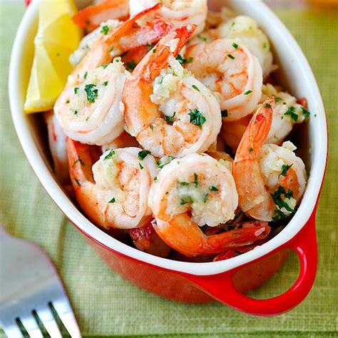 lemon-garlic-shrimp-the-best-shrimp-recipe-rasa image