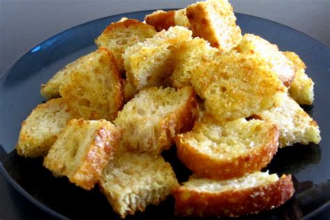 easy-homemade-garlic-croutons-tasty-kitchen image