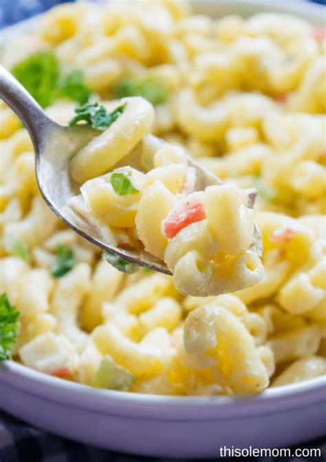 how-to-make-delicious-macaroni-crab-salad-this-ole image