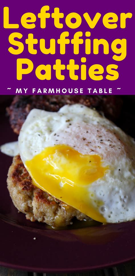 leftover-stuffing-patties-my-farmhouse-table image