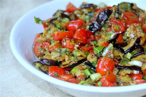 grilled-eggplant-salad-with-tomatoes-and-fresh-herbs image