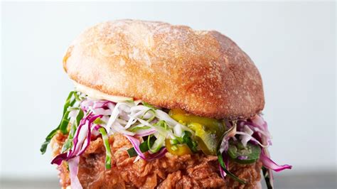 fried-chicken-sandwiches-with-slaw-and-spicy-mayo image