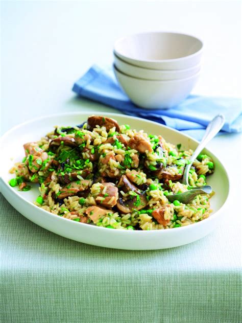 chicken-and-mushroom-pilaf-healthy-food-guide image