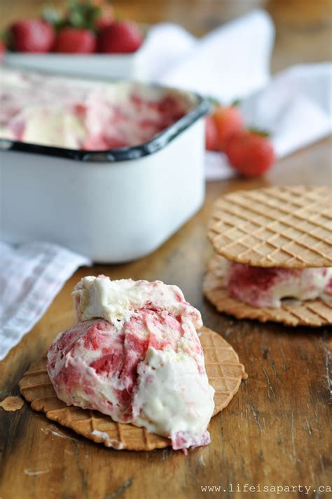 strawberry-rhubarb-ice-cream-life-is-a-party image
