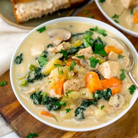 creamy-chicken-and-vegetable-soup-nickys-kitchen-sanctuary image