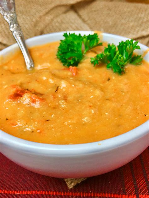 best-damn-instant-pot-red-lentil-soup-recipeteacher image
