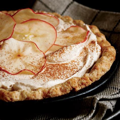 apple-cider-cream-pie-recipe-allison-kave-food-wine image