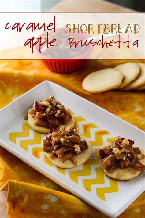 caramel-apple-shortbread-bruschetta-the-crumby image