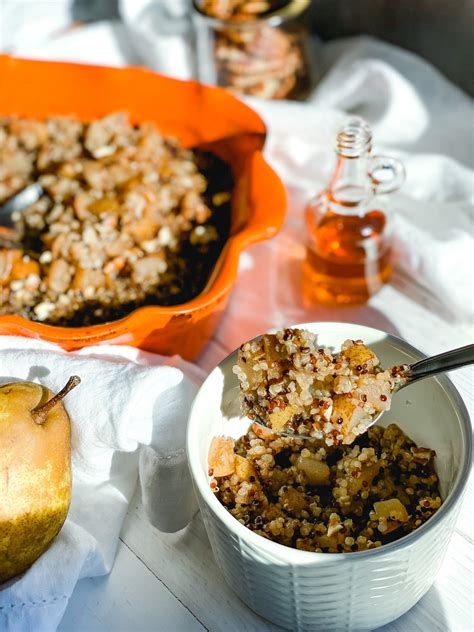 quinoa-and-pear-fall-breakfast-bake-cathleen-crobons image