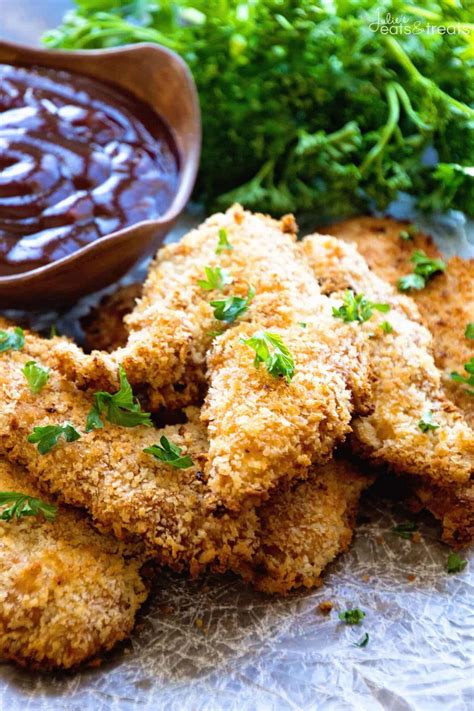 bbq-baked-chicken-fingers-recipe-julies-eats-treats image