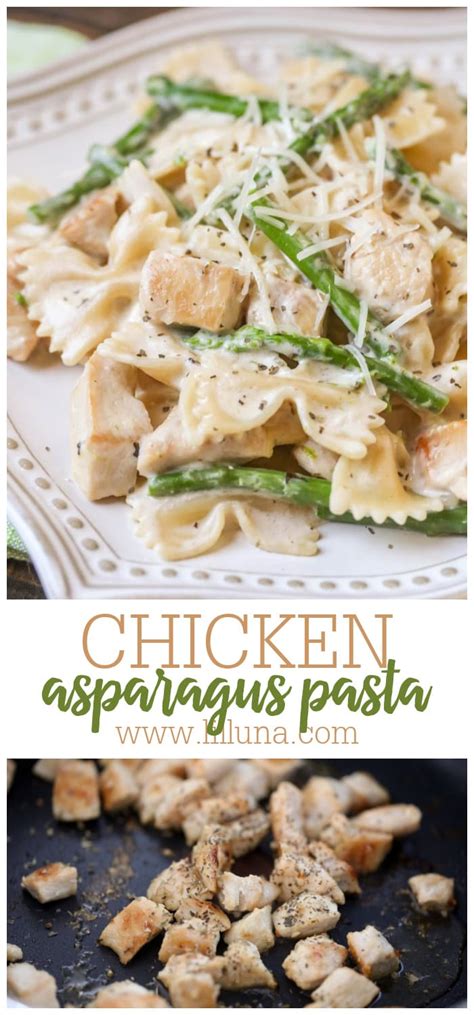 chicken-asparagus-pasta-easy-dinner-lil-luna image