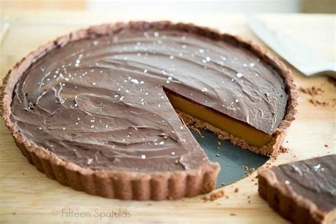 salted-caramel-chocolate-ganache-tart-fifteen-spatulas image
