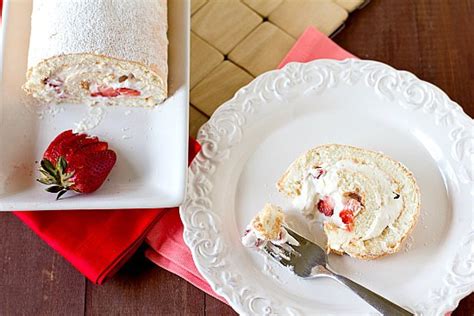 strawberries-and-cream-angel-food-cake-roll image