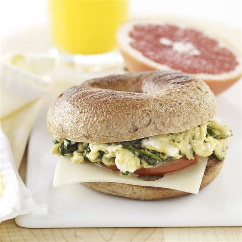green-eggs-ham-bagel-breakfast-sandwich-eatingwell image