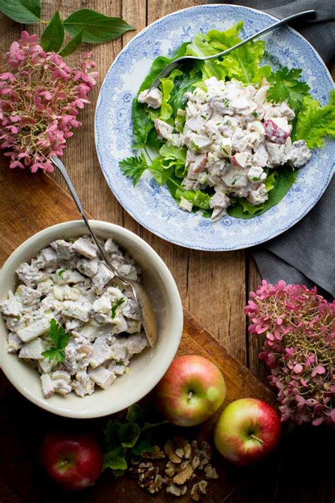 waldorf-chicken-salad-healthy-seasonal image