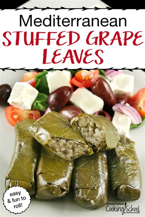 traditional-mediterranean-stuffed-grape-leaves-dolmas image