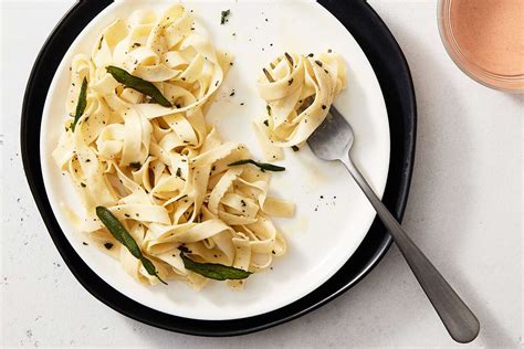 homemade-pasta-with-sage-butter-recipe-king-arthur image