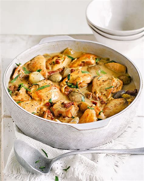 creamy-tarragon-chicken-casserole-recipe-delicious image