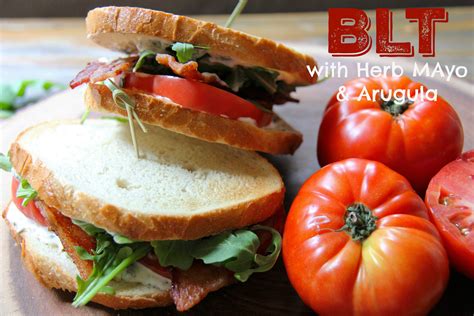 fancy-blt-with-herb-mayo-arugula-sumptuous-living image