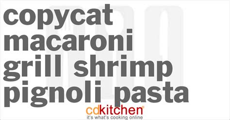 macaroni-grill-shrimp-pignoli-pasta image