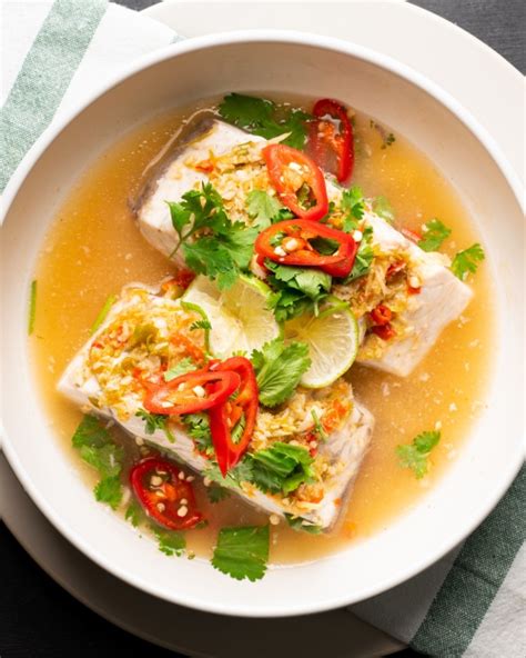 thai-lime-and-garlic-steamed-fish-marions-kitchen image