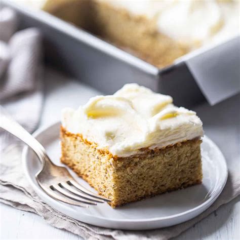 banana-cake-moist-light-with-cream-cheese-frosting image