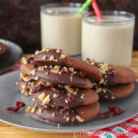 chocolate-shortbread-cookies-girl-heart-food image