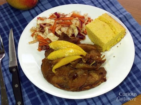 chipotle-mango-bbq-sauce-with-slow-cooker-pork-chops image