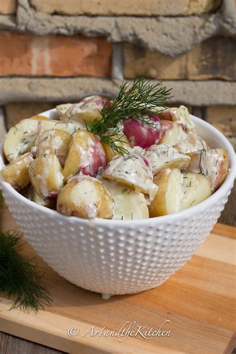 new-potatoes-with-creamy-dill-sauce-art image